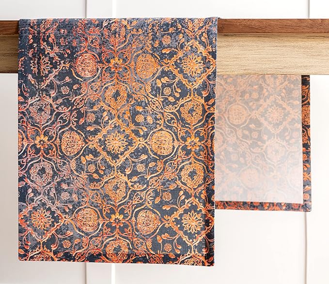 Maison d' Hermine Table Runner 100% Cotton Single Layer Table Runners 90 inches Long for Thanksgiving Christmas Decorations Home Kitchen Dining Party Wedding (Imperfection, 14.5" x 90")