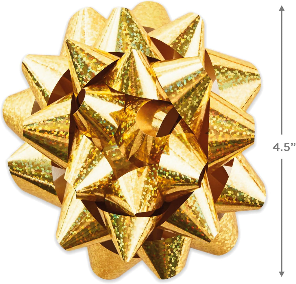 Hallmark Gift Bow Assortment, 12 Count (Gold, Silver, Bronze, White) for Birthdays, Mother's Day, Weddings, Bridal Showers, Any Occasion