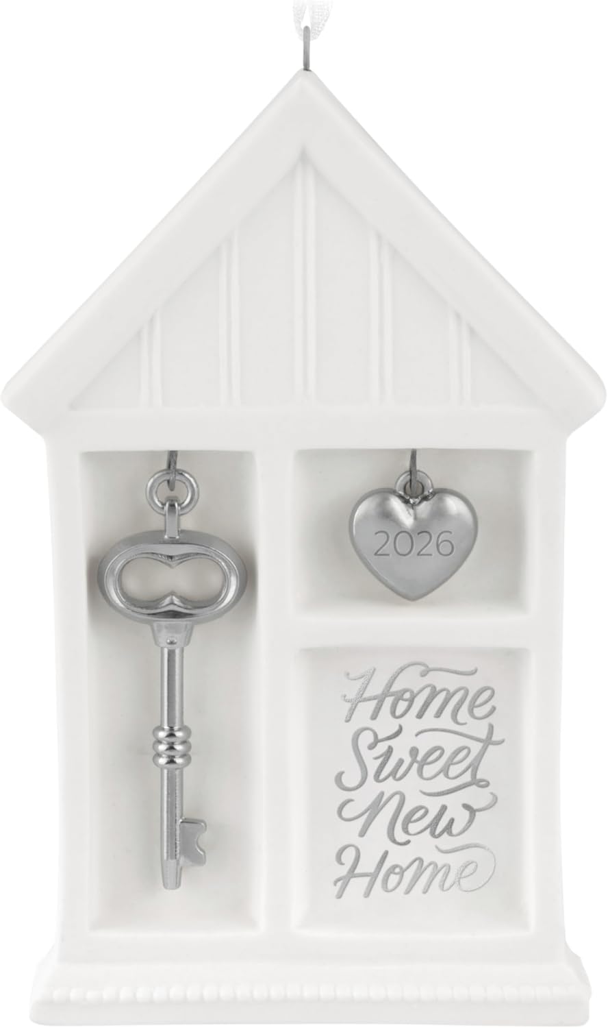Hallmark Keepsake Christmas Ornament 2026, Home Sweet New Home 2026, Porcelain and Metal, Housewarming Gifts