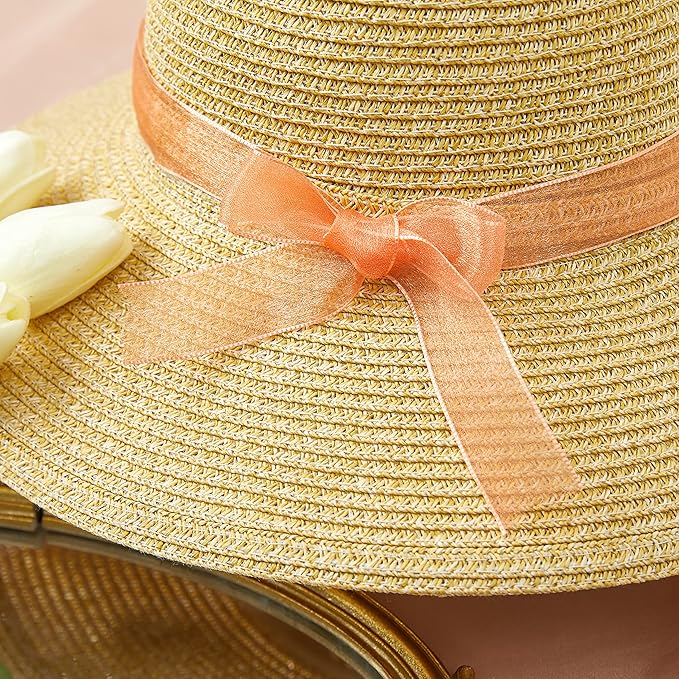 1 Inch Wide Sheer Chiffon Ribbon - Pearl Silk Woven Ribbon Suitable for Gift Wrapping, Wedding Decor, Home Decor, Girl Hair Accessories Handmade DIY (25 Yards/roll) (Tangerine)
