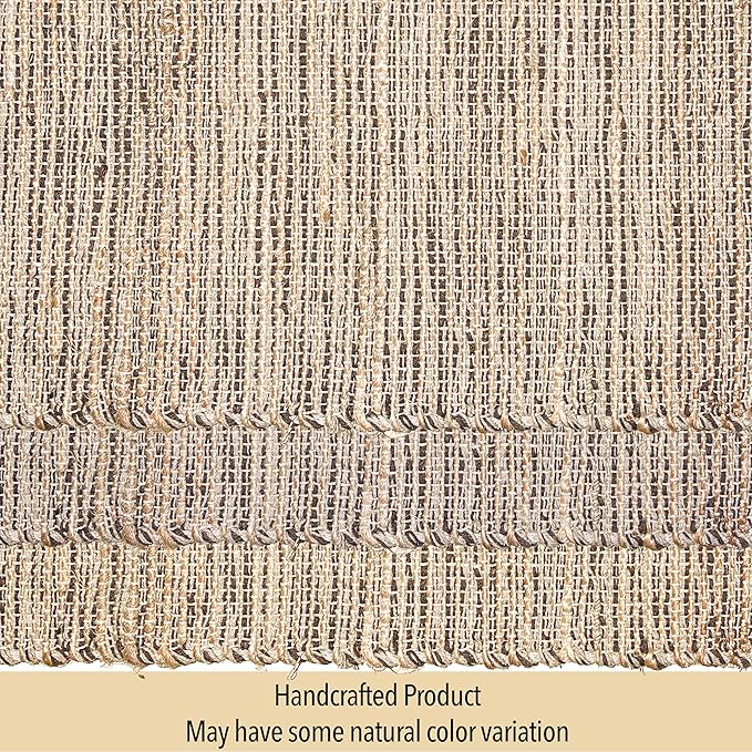 Chardin home Natural Jute Table Runner 13x72 Inch – Vintage Boho Rustic Table Decor – Handwoven Table Runner in Natural Jute and Brown – Farmhouse Dining or Console Table Accent