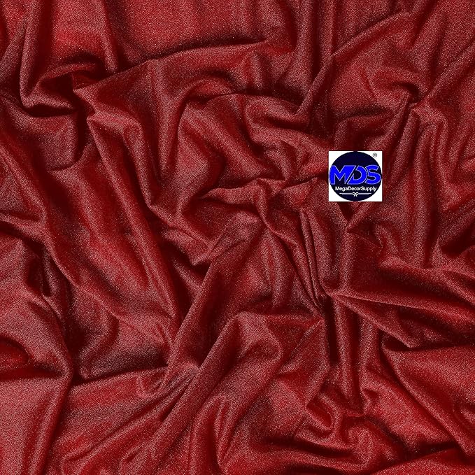 MDS Halloween Chiffon Draping Fabric - 1 Panel, 30" Wide x 30ft Long - Sheer Spooky Arbor & Canopy Drapery for Haunted House Backdrops, Party Ceilings, DIY Costumes & Themed Events - Apple Red