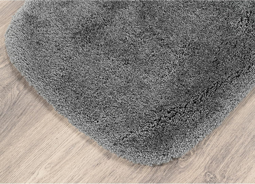 garland rug finest luxury dark gray 22 in., side view