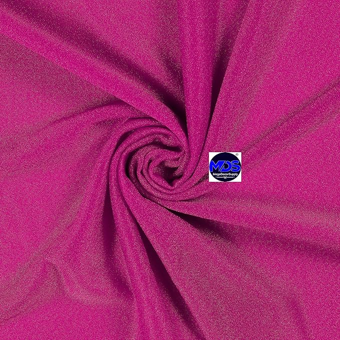 MDS Halloween Chiffon Draping Fabric - 1 Panel, 30" Wide x 75ft Long - Sheer Spooky Arbor & Canopy Drapery for Haunted House Backdrops, Party Ceilings, DIY Costumes & Themed Events - Magenta