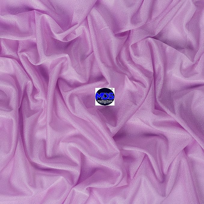 MDS Halloween Chiffon Draping Fabric - 1 Panel, 30" Wide x 75ft Long - Sheer Spooky Arbor & Canopy Drapery for Haunted House Backdrops, Party Ceilings, DIY Costumes & Themed Events - Orchid