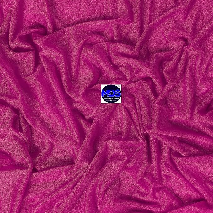 MDS Halloween Chiffon Draping Fabric - 1 Panel, 30" Wide x 75ft Long - Sheer Spooky Arbor & Canopy Drapery for Haunted House Backdrops, Party Ceilings, DIY Costumes & Themed Events - Magenta